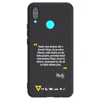 Picasee silikónový čierny obal pre Huawei Nova 3 - Kazma - MĚLI BYSTE SE DO TOHO PUSTIT