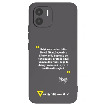 Picasee silikónový čierny obal pre Xiaomi Redmi A2 - Kazma - MĚLI BYSTE SE DO TOHO PUSTIT