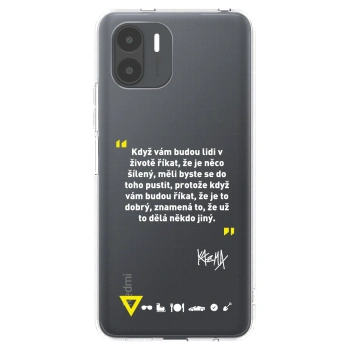 Picasee silikónový prehľadný obal pre Xiaomi Redmi A2 - Kazma - MĚLI BYSTE SE DO TOHO PUSTIT