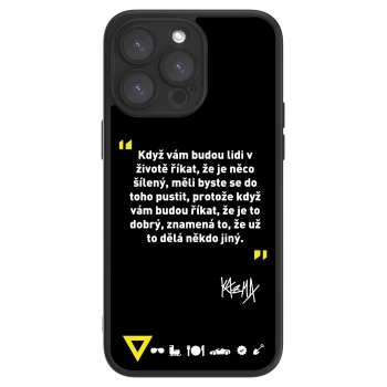 Picasee ULTIMATE CASE MagSafe pro Apple iPhone 15 Pro Max - Kazma - MĚLI BYSTE SE DO TOHO PUSTIT