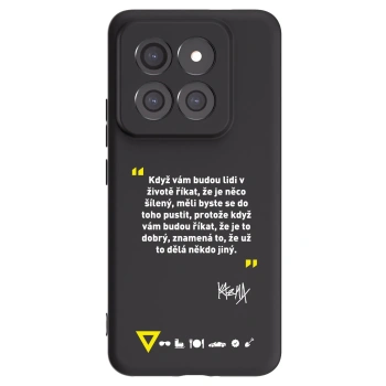 Picasee silikónový čierny obal pre Xiaomi 14 Pro - Kazma - MĚLI BYSTE SE DO TOHO PUSTIT