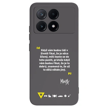 Picasee silikónový čierny obal pre Xiaomi Poco X6 Pro - Kazma - MĚLI BYSTE SE DO TOHO PUSTIT