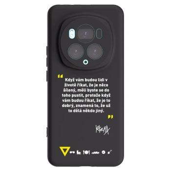 Picasee silikónový čierny obal pre Honor Magic6 Pro - Kazma - MĚLI BYSTE SE DO TOHO PUSTIT