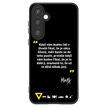 Picasee ULTIMATE CASE pro Samsung Galaxy A55 5G A556B - Kazma - MĚLI BYSTE SE DO TOHO PUSTIT