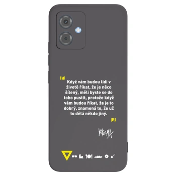 Obal pre Motorola Moto G14 - Kazma - MĚLI BYSTE SE DO TOHO PUSTIT