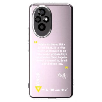 Picasee silikónový prehľadný obal pre Honor 200 Pro 5G - Kazma - MĚLI BYSTE SE DO TOHO PUSTIT