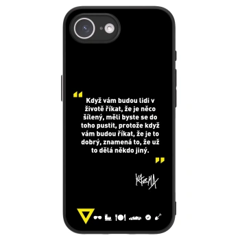 Picasee ULTIMATE CASE pro Apple iPhone 16e - Kazma - MĚLI BYSTE SE DO TOHO PUSTIT