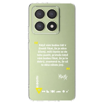 Picasee silikónový prehľadný obal pre Xiaomi 14T - Kazma - MĚLI BYSTE SE DO TOHO PUSTIT