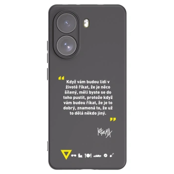 Picasee silikónový čierny obal pre Xiaomi Poco X7 - Kazma - MĚLI BYSTE SE DO TOHO PUSTIT