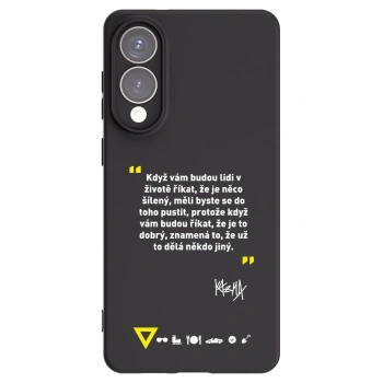 Picasee silikónový čierny obal pre Samsung Galaxy S25 Edge 5G - Kazma - MĚLI BYSTE SE DO TOHO PUSTIT