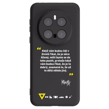 Picasee silikónový čierny obal pre Honor Magic7 Pro 5G - Kazma - MĚLI BYSTE SE DO TOHO PUSTIT