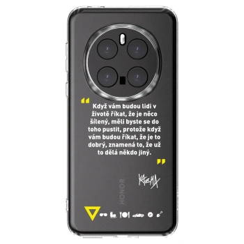 Picasee silikónový prehľadný obal pre Honor Magic7 Pro 5G - Kazma - MĚLI BYSTE SE DO TOHO PUSTIT