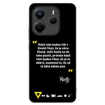 Picasee ULTIMATE CASE pro Xiaomi Redmi Note 14 4G - Kazma - MĚLI BYSTE SE DO TOHO PUSTIT