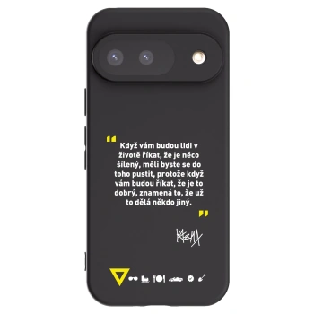Picasee silikónový čierny obal pre Google Pixel 9 - Kazma - MĚLI BYSTE SE DO TOHO PUSTIT