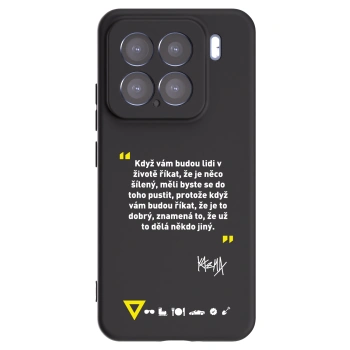Picasee silikónový čierny obal pre Xiaomi 15 - Kazma - MĚLI BYSTE SE DO TOHO PUSTIT