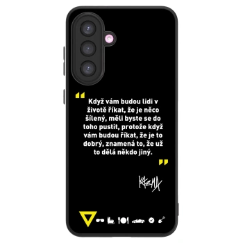 Picasee ULTIMATE CASE pro Samsung Galaxy A56 5G A566B - Kazma - MĚLI BYSTE SE DO TOHO PUSTIT
