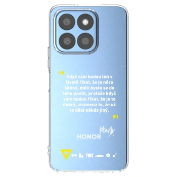 Picasee silikónový prehľadný obal pre Honor X8c - Kazma - MĚLI BYSTE SE DO TOHO PUSTIT
