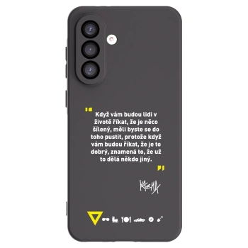 Picasee silikónový čierny obal pre Samsung Galaxy A26 5G A266B - Kazma - MĚLI BYSTE SE DO TOHO PUSTIT