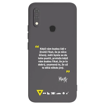 Picasee silikónový čierny obal pre Xiaomi Redmi Note 7 - Kazma - MĚLI BYSTE SE DO TOHO PUSTIT
