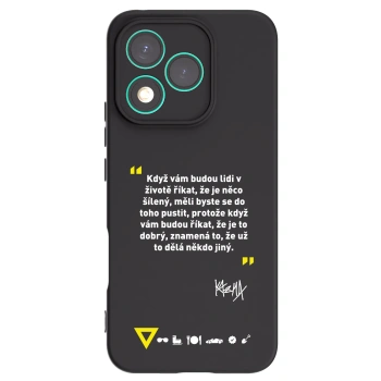 Picasee silikónový čierny obal pre Honor 400 Lite 5G - Kazma - MĚLI BYSTE SE DO TOHO PUSTIT