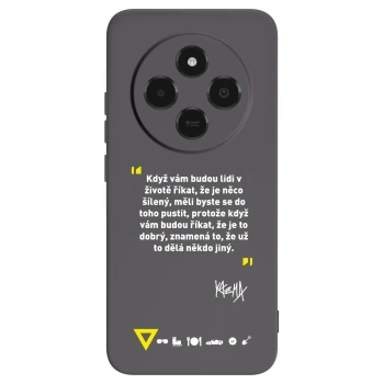 Picasee silikónový čierny obal pre Xiaomi Poco C75 - Kazma - MĚLI BYSTE SE DO TOHO PUSTIT