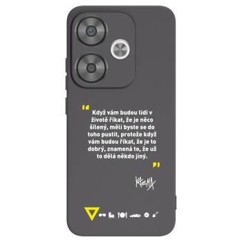 Picasee silikónový čierny obal pre Xiaomi Poco F6 - Kazma - MĚLI BYSTE SE DO TOHO PUSTIT
