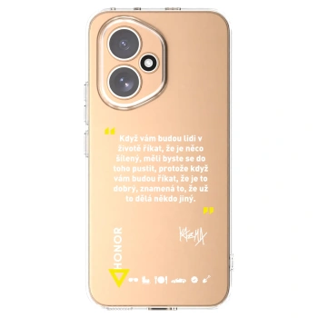 Picasee silikónový prehľadný obal pre Honor 400 5G - Kazma - MĚLI BYSTE SE DO TOHO PUSTIT