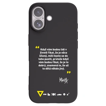 Picasee silikónový čierny obal pre Apple iPhone 17 - Kazma - MĚLI BYSTE SE DO TOHO PUSTIT