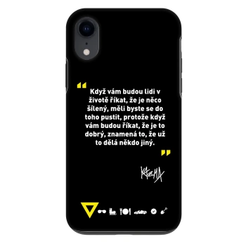 Obal pre Apple iPhone XR - Kazma - MĚLI BYSTE SE DO TOHO PUSTIT