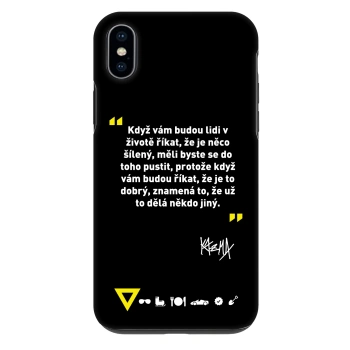 Obal pre Apple iPhone XS Max - Kazma - MĚLI BYSTE SE DO TOHO PUSTIT