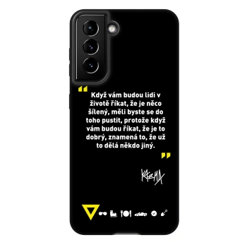 Obal pre Samsung Galaxy S21 5G G991B - Kazma - MĚLI BYSTE SE DO TOHO PUSTIT