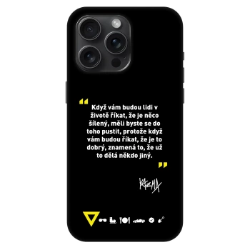 Obal pre Apple iPhone 15 Pro Max - Kazma - MĚLI BYSTE SE DO TOHO PUSTIT