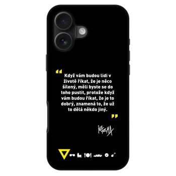 Obal pre Apple iPhone 16 - Kazma - MĚLI BYSTE SE DO TOHO PUSTIT