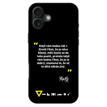 Obal pre Apple iPhone 16 Plus - Kazma - MĚLI BYSTE SE DO TOHO PUSTIT
