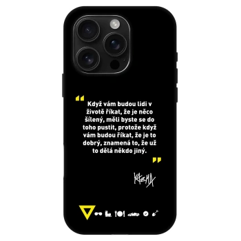 Picasee Fashion Case MagSafe pre Apple iPhone 16 Pro - Kazma - MĚLI BYSTE SE DO TOHO PUSTIT