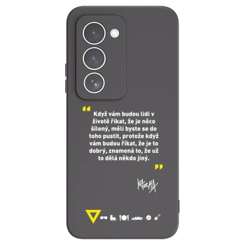 Picasee silikónový čierny obal pre Xiaomi Redmi 15 5G - Kazma - MĚLI BYSTE SE DO TOHO PUSTIT