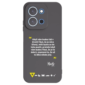 Picasee silikónový čierny obal pre Xiaomi Redmi 15C 4G - Kazma - MĚLI BYSTE SE DO TOHO PUSTIT