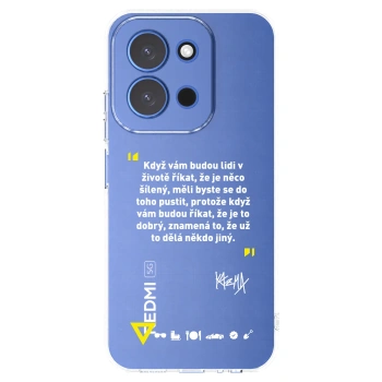 Picasee silikónový prehľadný obal pre Xiaomi Redmi 15C 4G - Kazma - MĚLI BYSTE SE DO TOHO PUSTIT