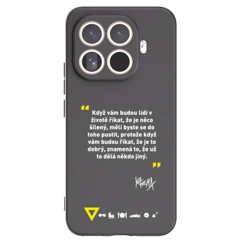 Picasee silikónový čierny obal pre Xiaomi 15T Pro - Kazma - MĚLI BYSTE SE DO TOHO PUSTIT