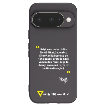 Picasee silikónový čierny obal pre Google Pixel 10 - Kazma - MĚLI BYSTE SE DO TOHO PUSTIT