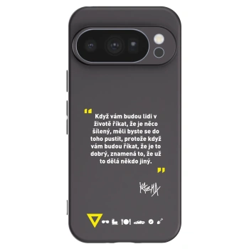 Picasee silikónový čierny obal pre Google Pixel 10 Pro - Kazma - MĚLI BYSTE SE DO TOHO PUSTIT