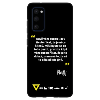 Obal pre Samsung Galaxy S20 FE - Kazma - MĚLI BYSTE SE DO TOHO PUSTIT
