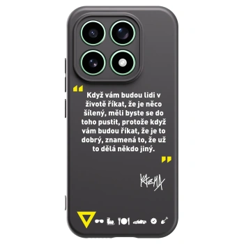 Picasee silikónový čierny obal pre Xiaomi 17 - Kazma - MĚLI BYSTE SE DO TOHO PUSTIT