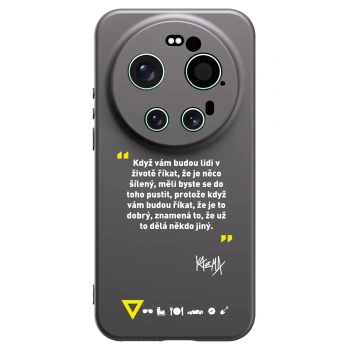 Picasee silikónový čierny obal pre Xiaomi 17 Ultra - Kazma - MĚLI BYSTE SE DO TOHO PUSTIT