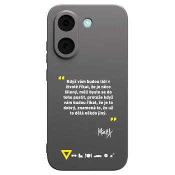 Picasee silikónový čierny obal pre Xiaomi Poco X8 Pro - Kazma - MĚLI BYSTE SE DO TOHO PUSTIT
