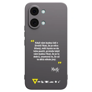 Picasee silikónový čierny obal pre Xiaomi Poco X8 Pro Max - Kazma - MĚLI BYSTE SE DO TOHO PUSTIT