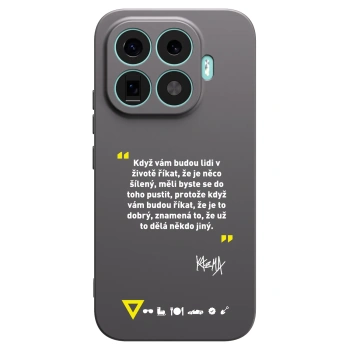 Picasee silikónový čierny obal pre Xiaomi 17T - Kazma - MĚLI BYSTE SE DO TOHO PUSTIT