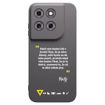 Picasee silikónový čierny obal pre Motorola Moto G77 - Kazma - MĚLI BYSTE SE DO TOHO PUSTIT