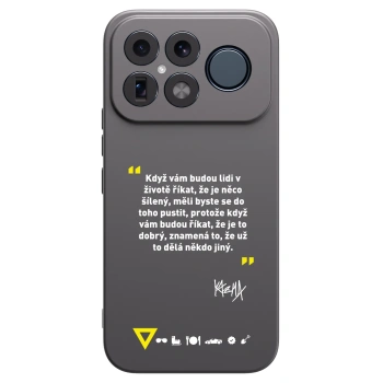 Picasee silikónový čierny obal pre Xiaomi Poco F8 Ultra - Kazma - MĚLI BYSTE SE DO TOHO PUSTIT