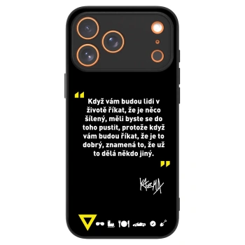 Picasee ULTIMATE CASE MagSafe pro Apple iPhone 18 Pro Max - Kazma - MĚLI BYSTE SE DO TOHO PUSTIT